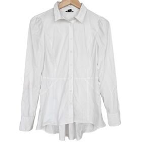Marciano by Guess White Long Sleeve Button Down Sz S